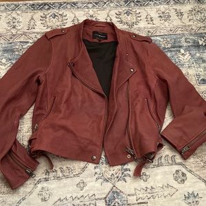 Lucky Brand Leather Jacket Size XL